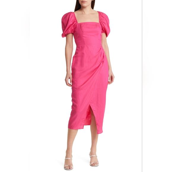 peach lace midi dress Amity Midi Dress - Soft Peach | Midi Dress